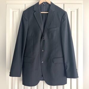 J. Crew Black Italian Wool Legacy Sports Coat Men’s Size 40L